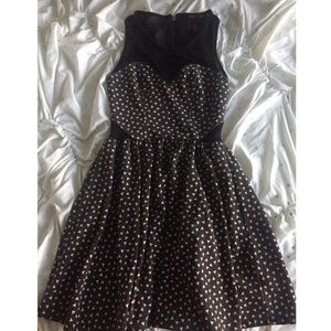 Black sheer-lining dress